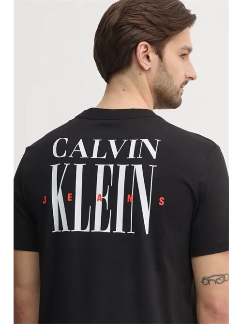 serif font graphic tee CALVIN KLEIN JEANS | J30J327473BEH